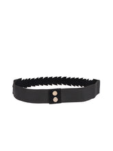 Botanical Beaded Velvet Belt